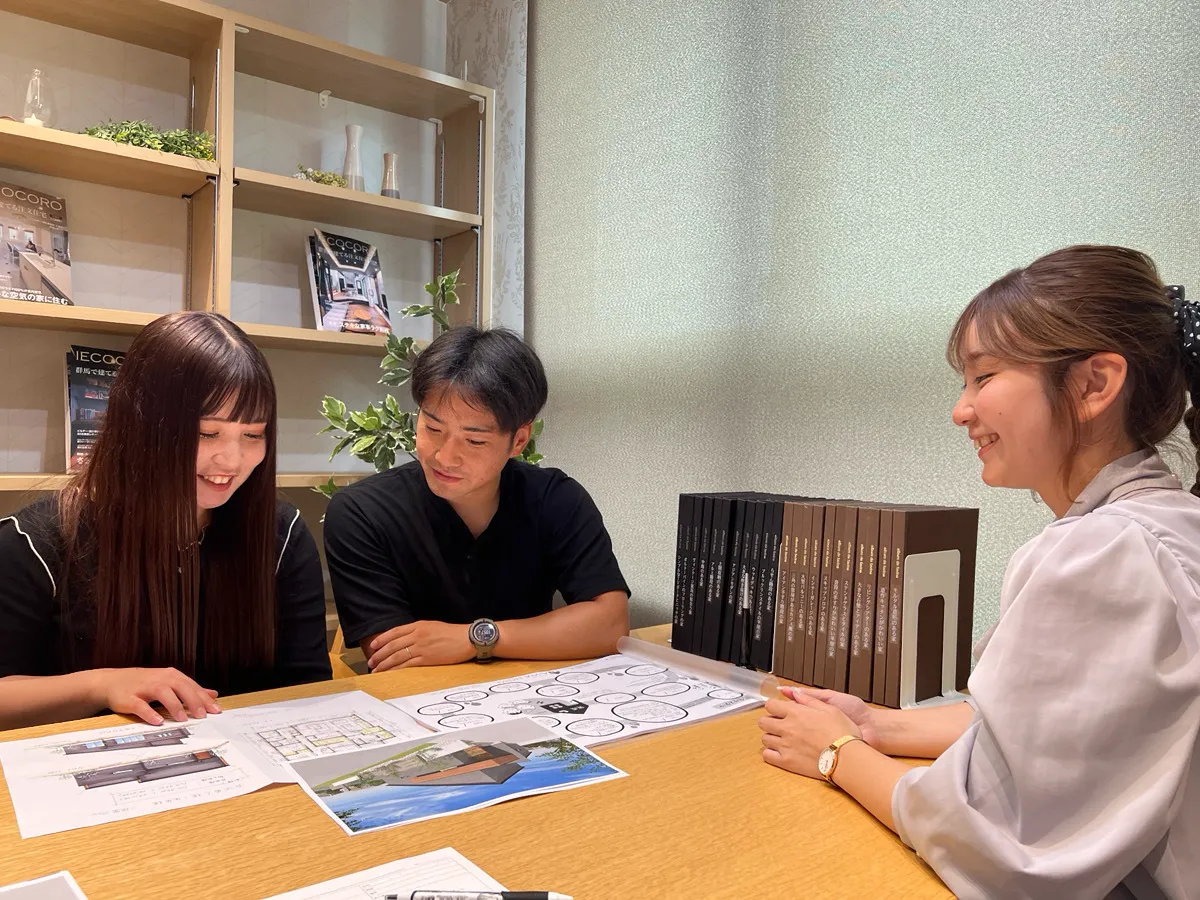 ショールームでの打合せ