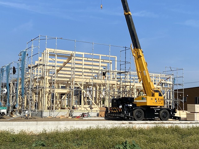 上棟物件続々！