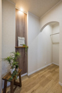 スキップフロアーと固定階段で登るロフトがある家（群馬県邑楽郡大泉町）