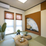 スキップフロアーと固定階段で登るロフトがある家（群馬県邑楽郡大泉町）