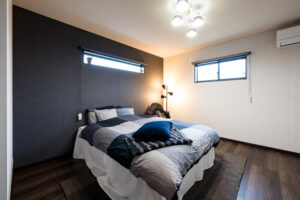 中二階にキッズルームがある家