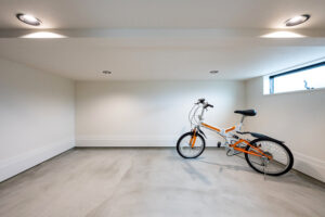 中二階にキッズルームがある家