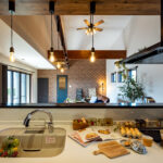 外干し専用のタイルデッキがある家（群馬県前橋市）