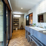 外干し専用のタイルデッキがある家（群馬県前橋市）