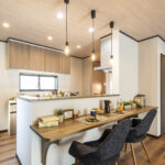 リビングにヌックがある家