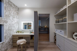 ホテルライクなリビングとセパレートキッチンのある家（栃木県足利市）