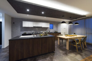 ホテルライクなリビングとセパレートキッチンのある家（栃木県足利市）