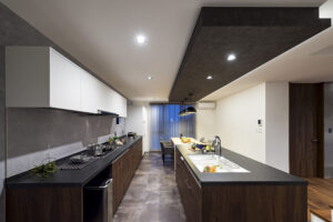 ホテルライクなリビングとセパレートキッチンのある家（栃木県足利市）