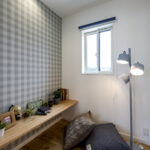 アイアン手すりの階段と吹抜けがある家（群馬県邑楽郡大泉町）