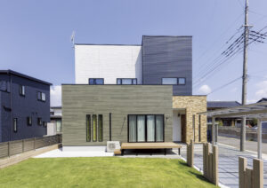 スキップフロアーとダウンフロアーがある家（群馬県太田市）