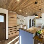 ロールスクリーンで仕切るタタミコーナーがある家（群馬県邑楽郡千代田町）