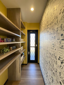 ロールスクリーンで仕切るタタミコーナーがある家（群馬県邑楽郡千代田町）