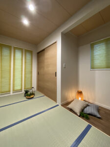 スキップフロアーとダウンフロアーがある家（群馬県太田市）