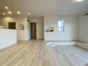 グリーンの屋根のアーリーアメリカン風の家