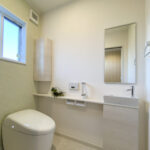 グリーンの屋根のアーリーアメリカン風の家