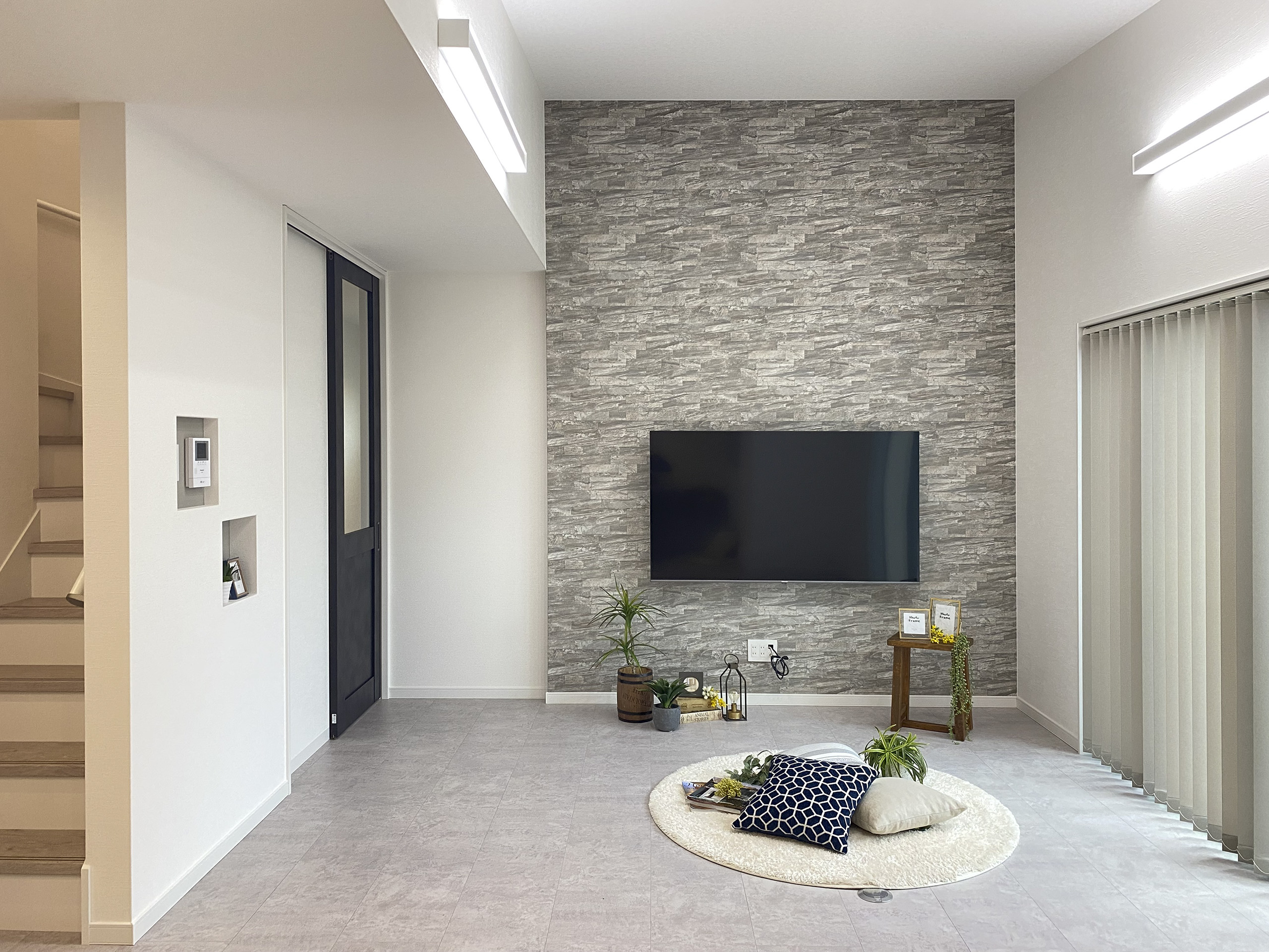 ホテルライクな玄関ホールとLDKがある家（群馬県高崎市）