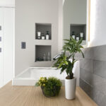 中庭タイルデッキを囲む家（群馬県太田市）