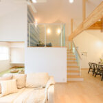 クリアパネルのスキップフロアがあるお家（群馬県伊勢崎市）