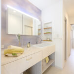 クリアパネルのスキップフロアがあるお家（群馬県伊勢崎市）