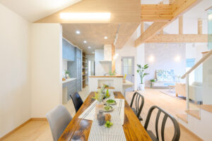 クリアパネルのスキップフロアがあるお家（群馬県伊勢崎市）