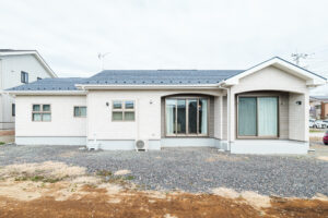 クリアパネルのスキップフロアがあるお家（群馬県伊勢崎市）