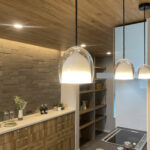 造作ベンチのダイニングがある家（群馬県太田市）