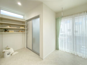 掘りごたつリビングの平屋のお家