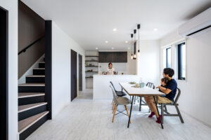 インナーガレージがある家