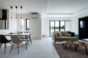 インナーガレージがある家