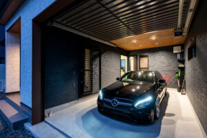 インナーガレージがある家