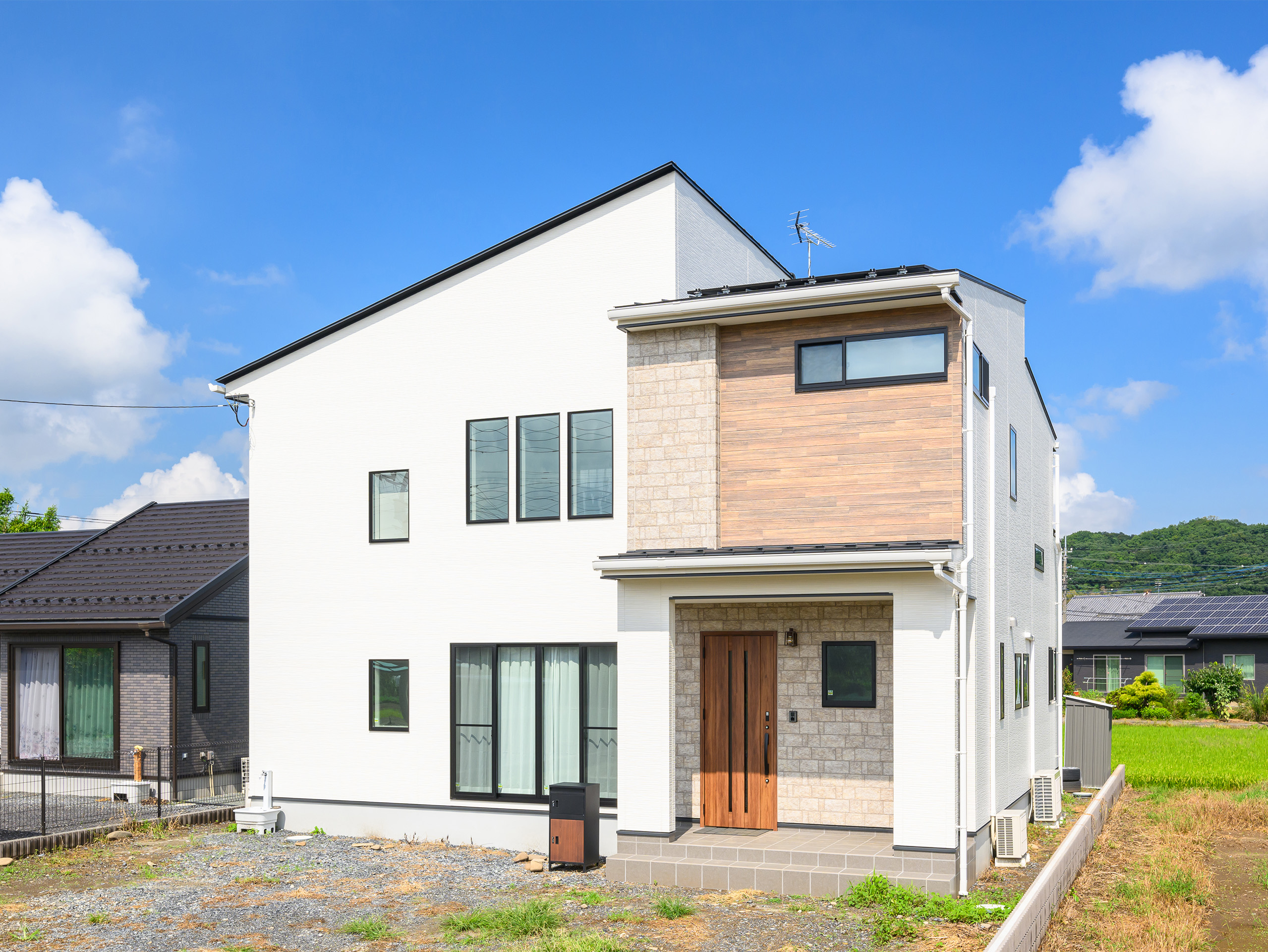 中二階にファミリーコーナーがある家（群馬県高崎市）