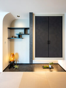 グラフテクトキッチンがあるグレーハウス