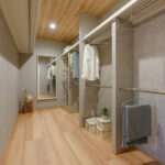 ランドリーのアイデア収納がある家（群馬県伊勢崎市）