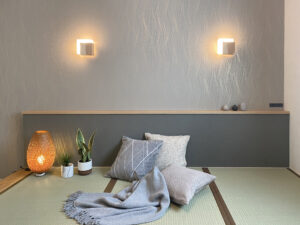 タタミ敷きのスキップフロアがある家