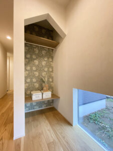 タタミ敷きのスキップフロアがある家