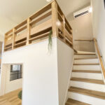 タタミ敷きのスキップフロアがある家