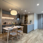 スタディスペースとグラフテクトキッチンがある平屋（群馬県前橋市）