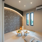 オープンタイプのガレージがある平屋（群馬県伊勢崎市）