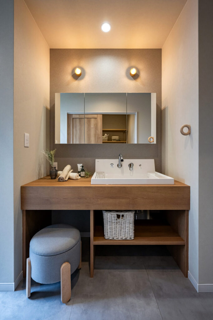 オリジナル造作洗面台