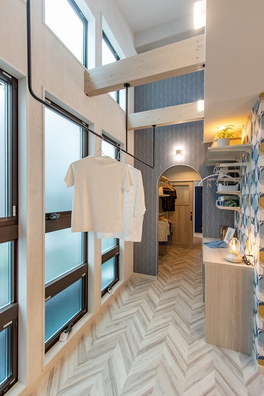 この時期大活躍のランドリールーム！