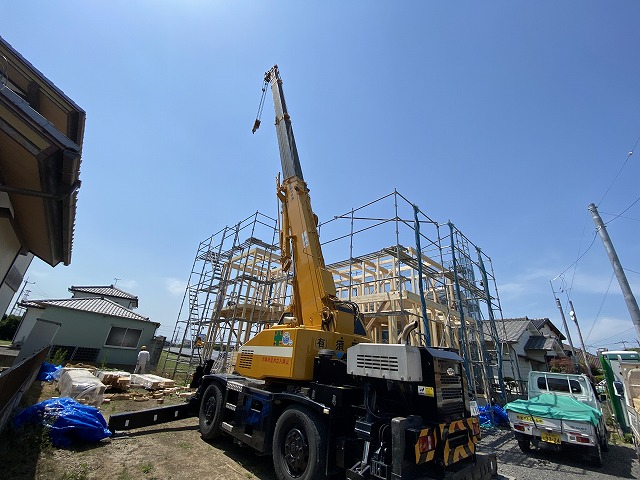 上棟しました！