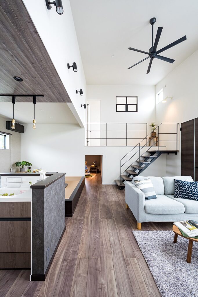 スキップフロアー・吹抜け・階段の手すりについて3