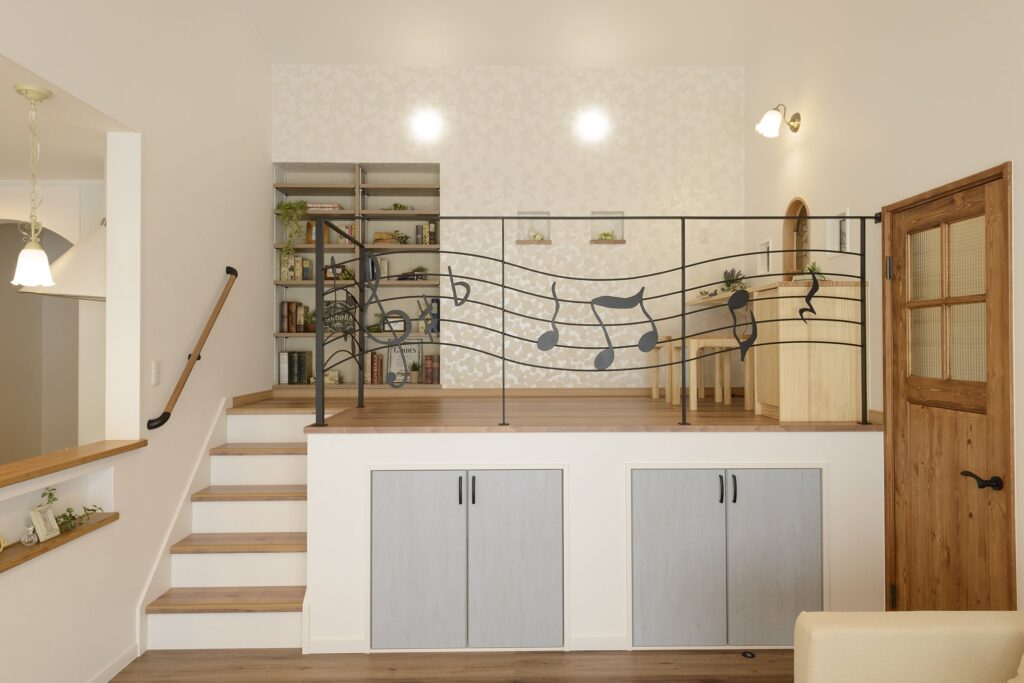 スキップフロアー・吹抜け・階段の手すりについて