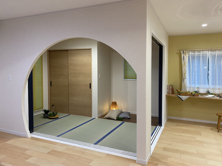 アーチ壁などのR垂れ壁の施工事例｜群馬県・栃木県・埼玉県｜アイワホーム