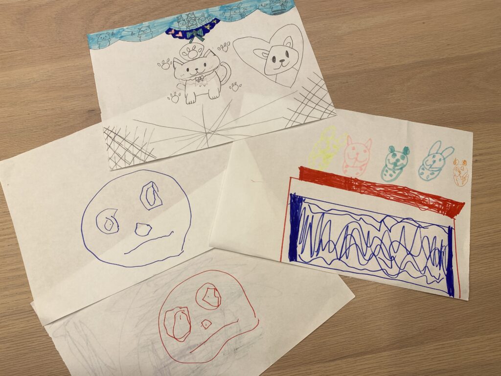 小さな画伯たち