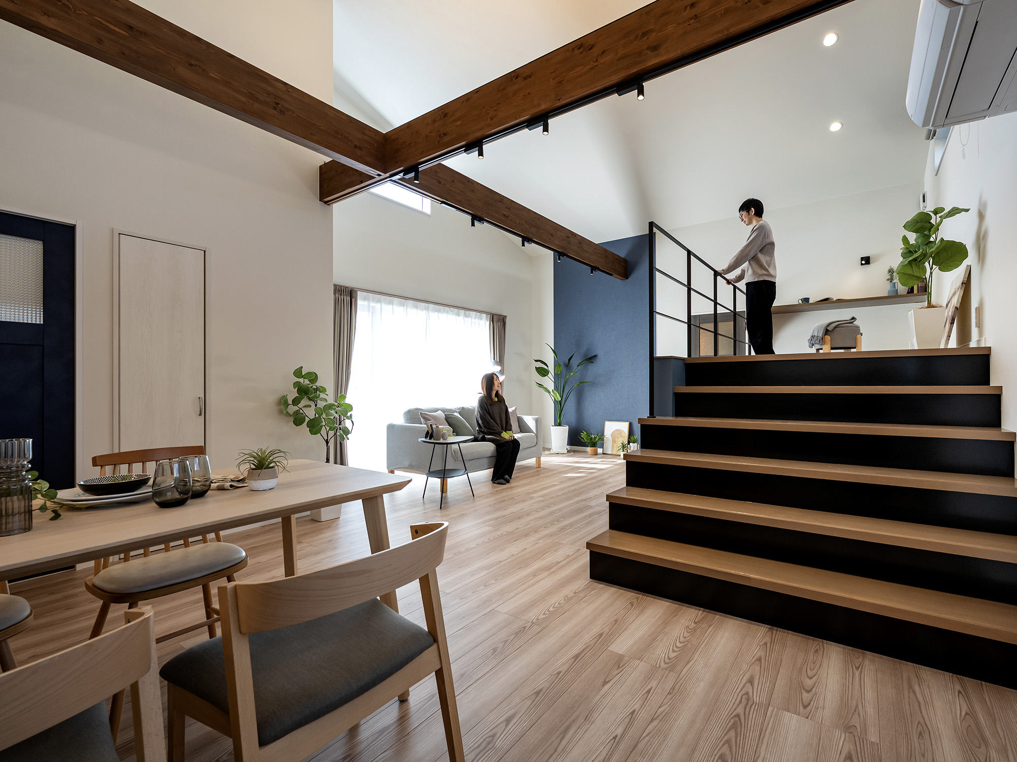 平屋×スキップフロアで広がりを生むGX志向型住宅（群馬県太田市）