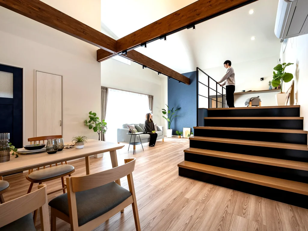 平屋×スキップフロアで広がりを生むGX志向型住宅（群馬県太田市）