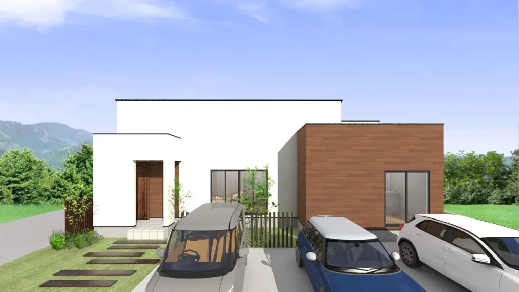 南側ランドリーで家事ラクを叶える、30坪の明るい平屋